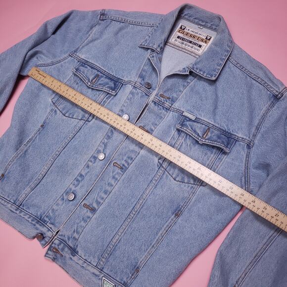 Vtg Georges Marciano for Guess denim jacket - Picture 5 of 7